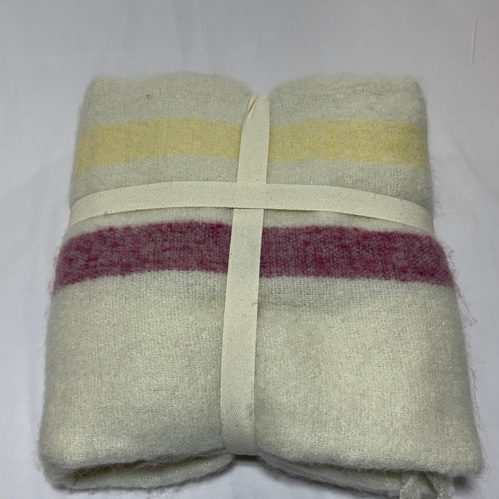 Dicks sporting goods cozy fringe striped blanket throw NWT - Picture 4 of 6